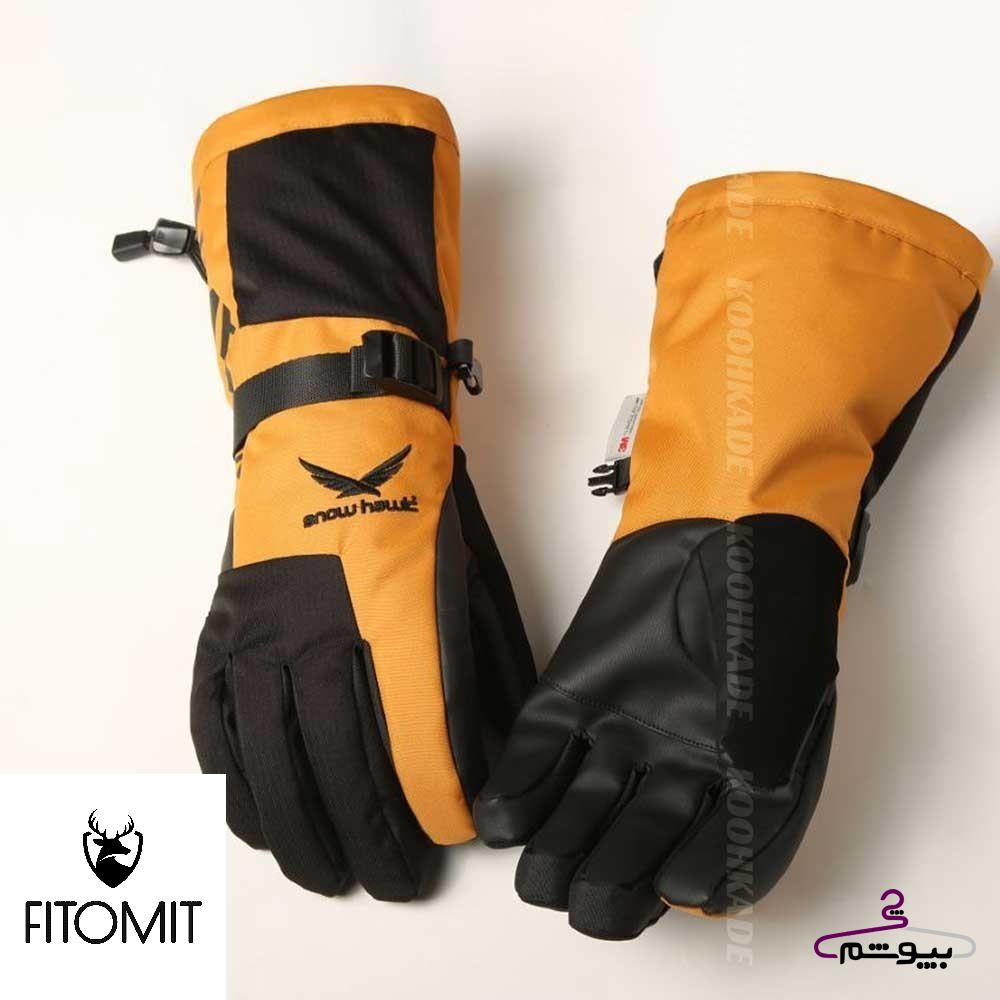 دستکش تک پوش مردانه SNOWHAWK C2133